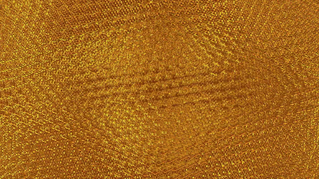 ruch złotej siatki. kolorowa pętlowana animacja graficzna.