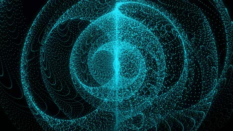 patrón de forma de punto de color azul claro animación gráficos de movimiento