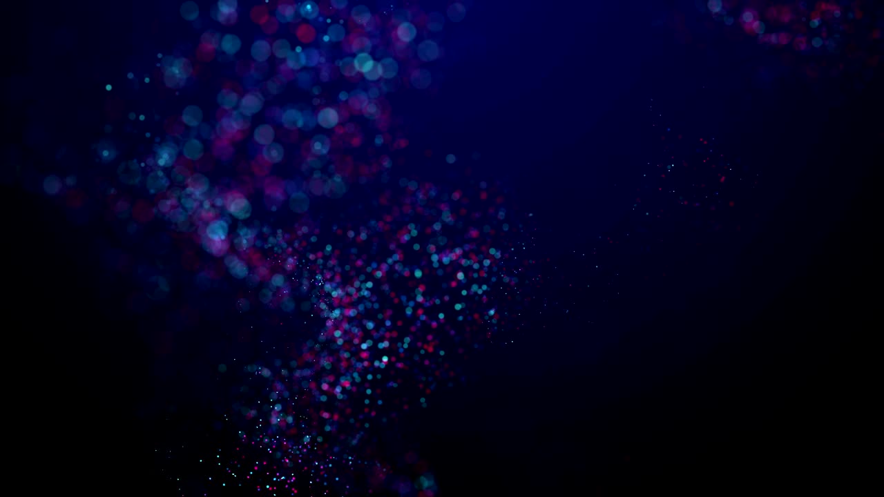 Abstract fractal waves flow mesh dots particles. Swirl dynamic motion blurred design christmas background. UHD 4K seamless loop animation video space wallpaper.