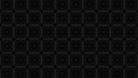 kaleidoscope on black background with changing shapes smoky animation