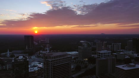 Sonnenaufgang-über-Atlanta-Und-Ist-Spektakulär