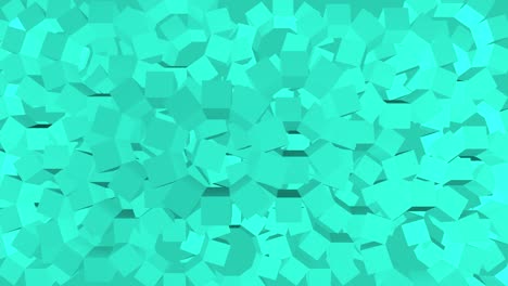 fondo gráfico abstracto de cubos giratorios, representación en 3d