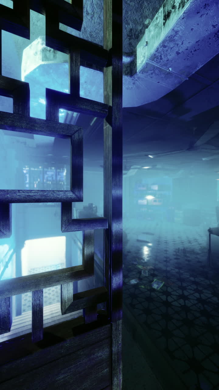 Vibrant nightlife corridor in an urban setting with illuminated structures