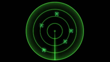 pantalla de radar