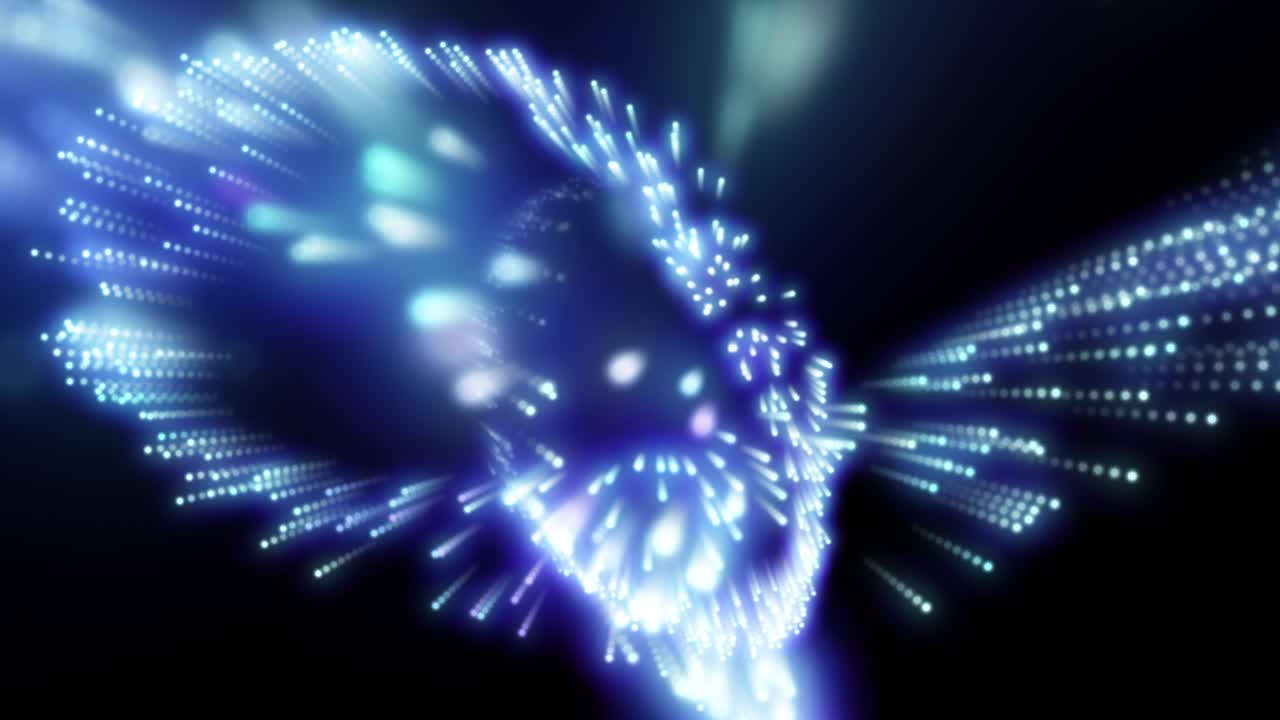 Abstract particle background [loop]