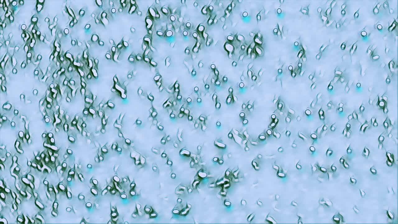 fondo de movimiento azul fantasía microbios burbujas