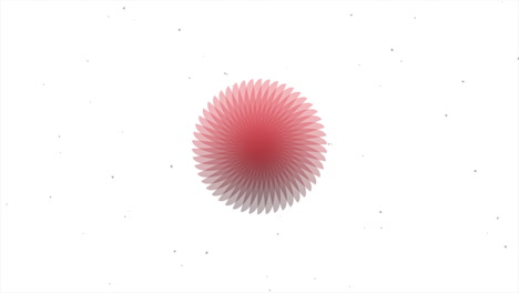 Neon-red-circle-on-white-gradient