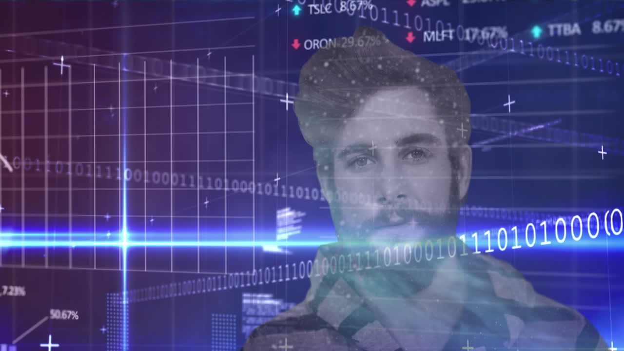 Financial data processing against man