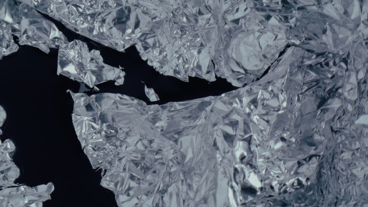 Crumpled Aluminum Foil