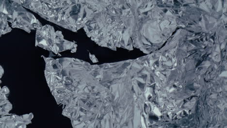 crumpled aluminum foil