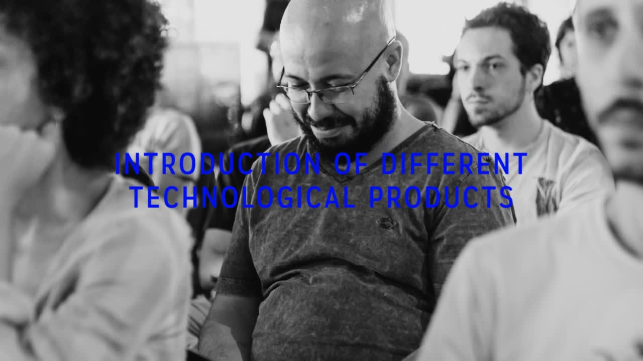 Technology Presentation with People