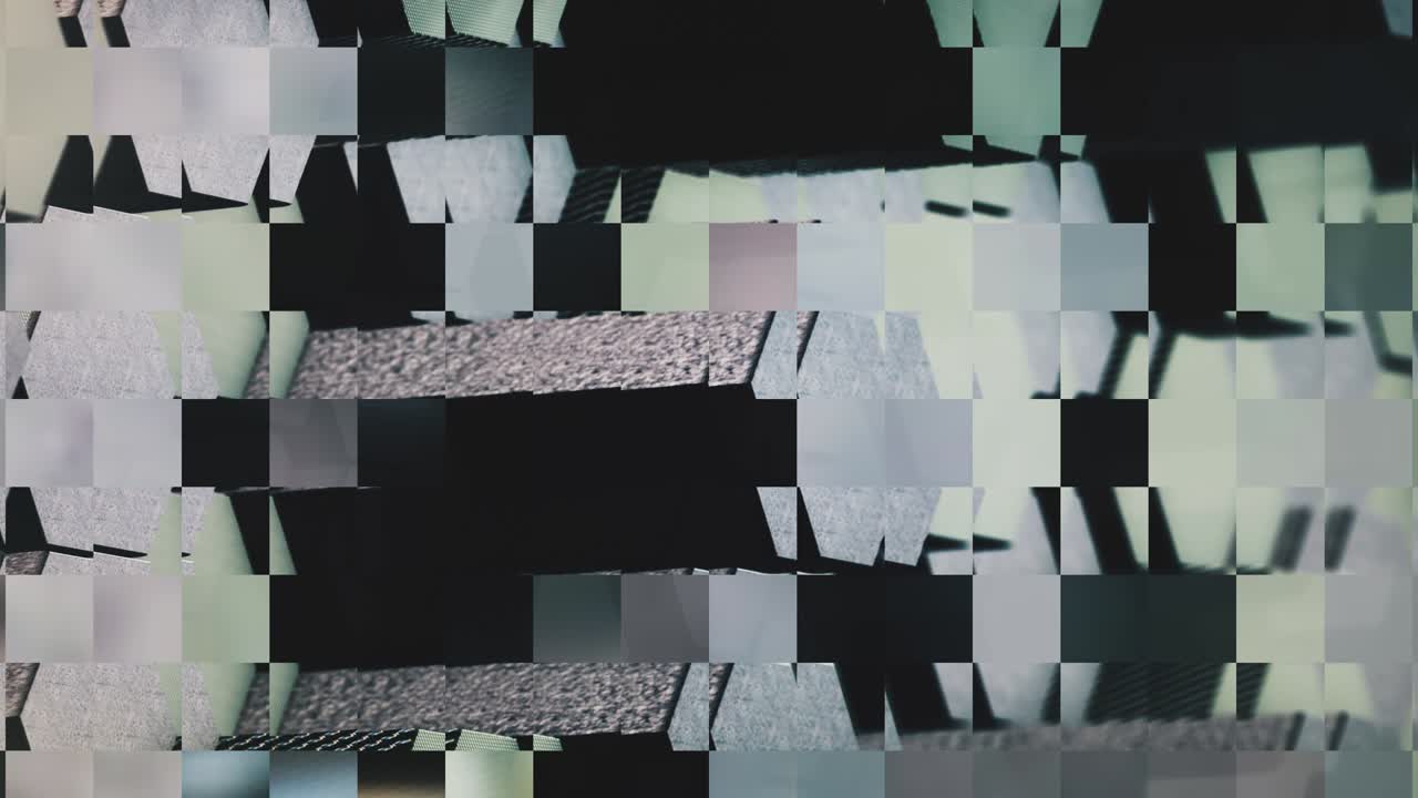 kaleidoscopio en movimiento. gráficos en movimiento de 4k