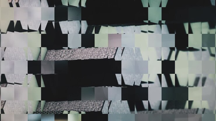 Moving kaleidoscope. 4K motion graphics