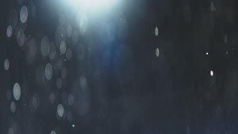 luz y partículas de bokeh abstractas