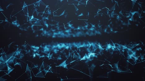 polygonal network shape seamless loop background