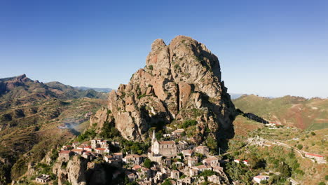 pentedattilo ghost town in mountains