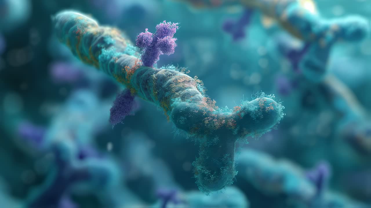 Microscopic Image of a Biological Structure