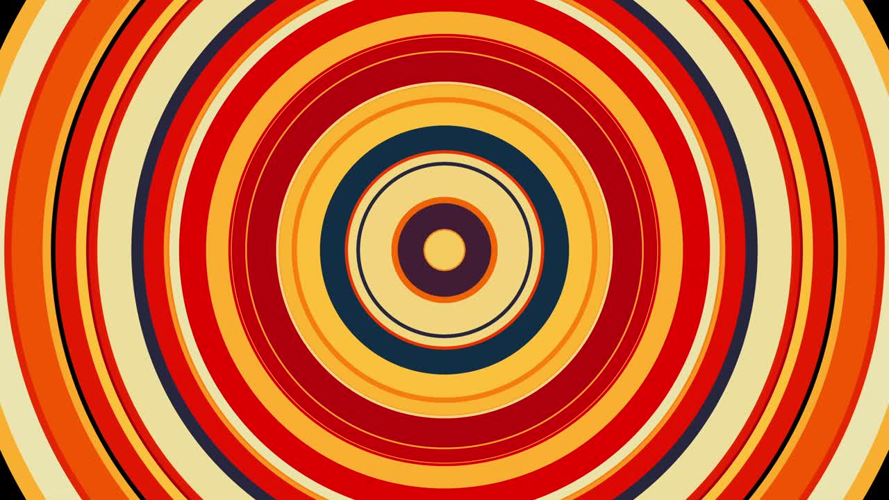 몽환적인 회전 운동을 가진 다채로운 원, 컴퓨터 생성. 추상적인 소용돌이 배경의 3d 렌더링