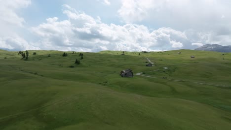 Flying-over-the-lush-green-meadows-of-Pralongia-in-the-Italian-Dolomites