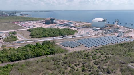 private port for distribution of liquefied natural petroleum gas, dominica