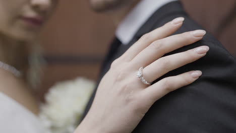 bride and groom close-up