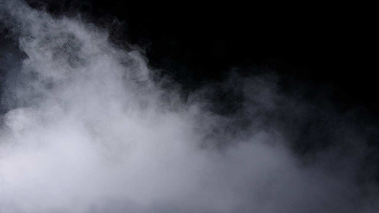 hielo seco realista nubes de humo niebla