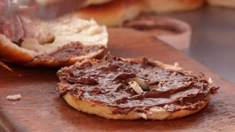 bagel con nutella