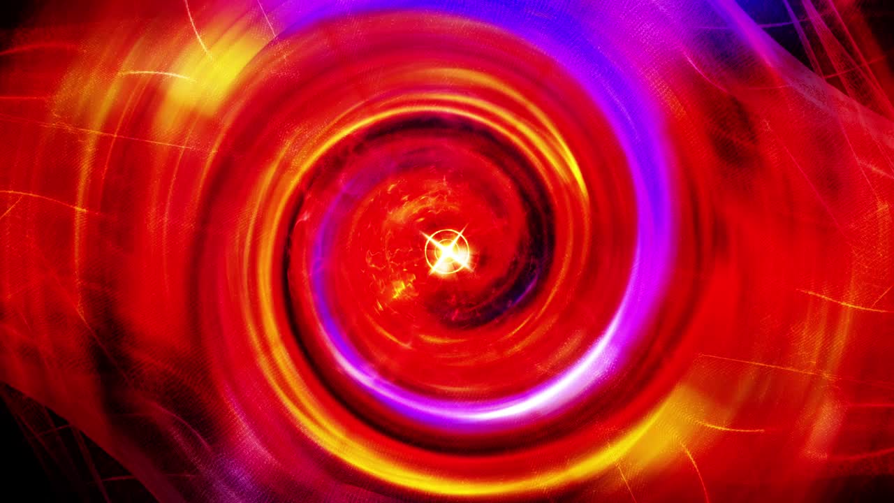 abstracto movimiento gráfico bucle de grunge multicolor psicodélico torsión multicolor hélice vórtice luz. patrón de bucle 4k colorido redondo rayado giratorio hipnótico efecto de abstracción giratorio.