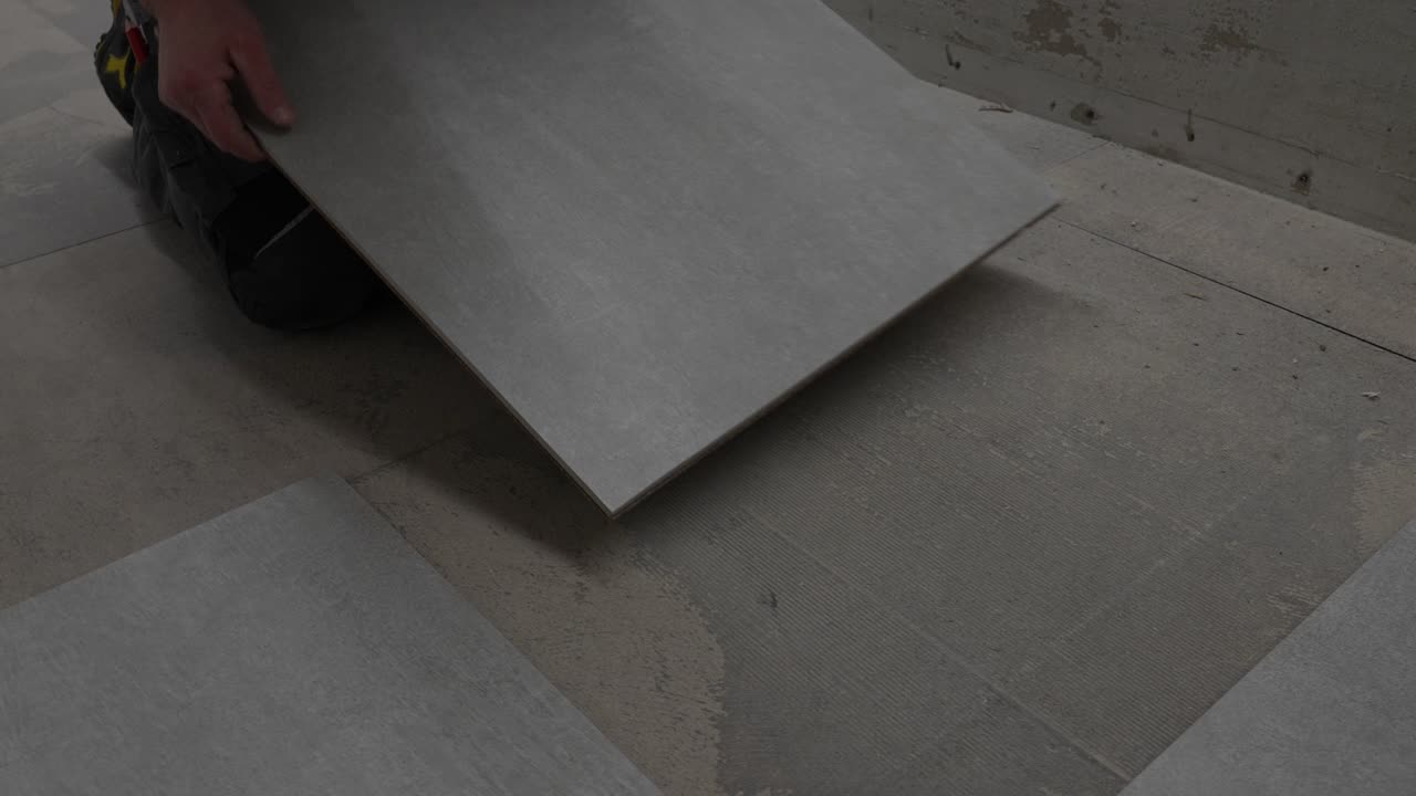 sitio de construcción de baldosas de construcción de placas de piso de hormigón