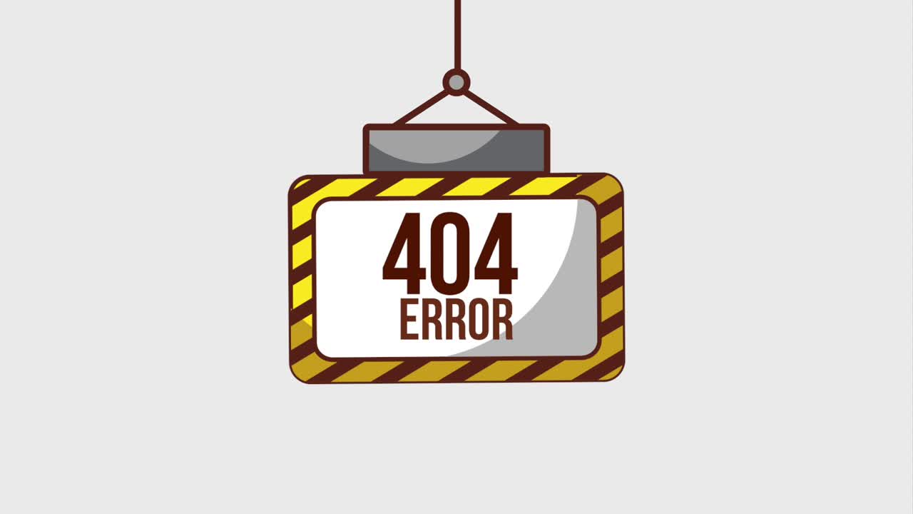 animación de la página de error 404