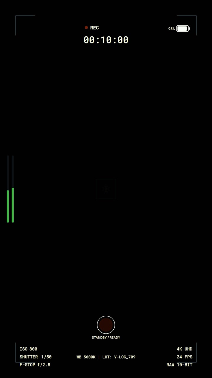 Digital Camera Recording Interface Overlay