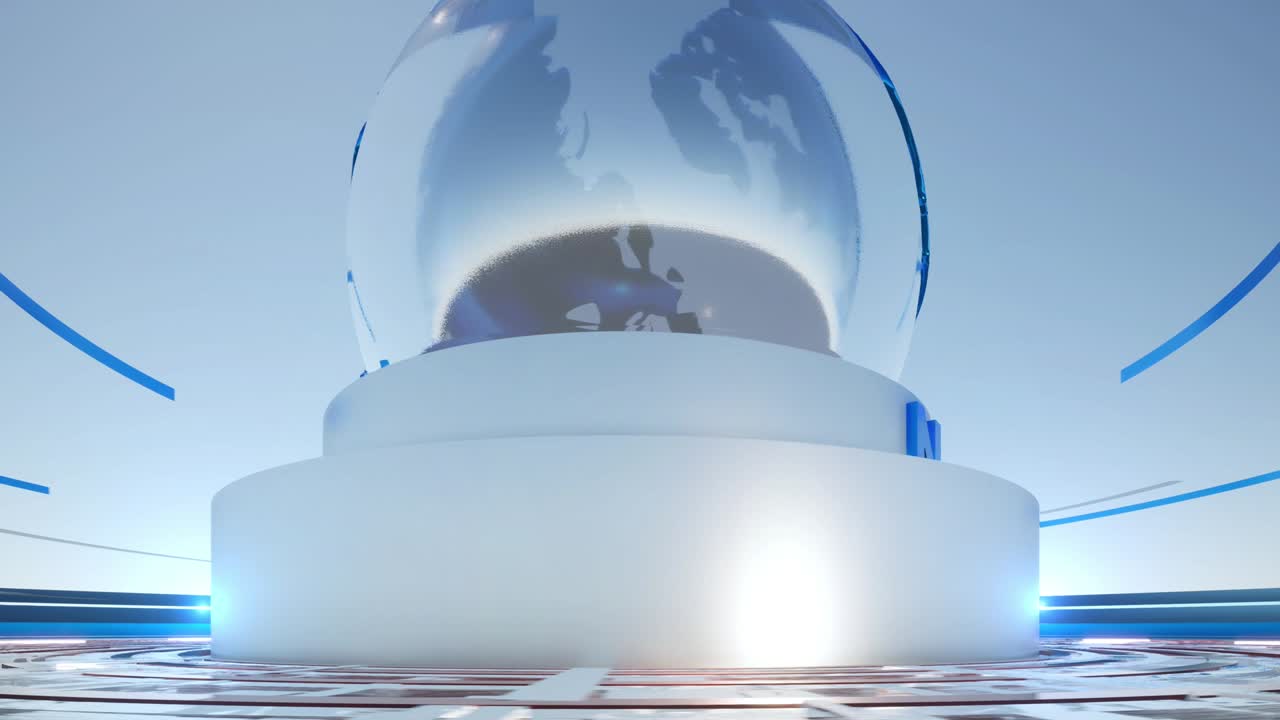 3d 세계 뉴스 배경 루프