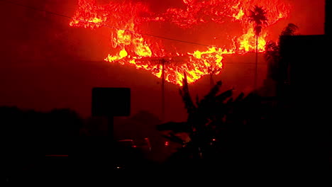 Santa-Ana-Winds-Fuel-The-Inferno-Of-Llamas-At-Night-In-The-Hills-Above-Ventura-And-Santa-Barbara-During-The-Thomas-Fire