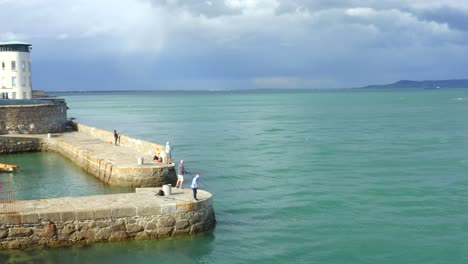 coliemore harbour, dalkey, dublin, ireland, september 2021