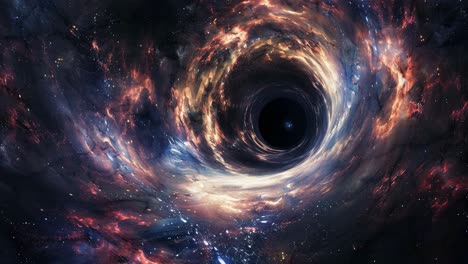 Black Hole in a Turbulent Cosmic Nebula