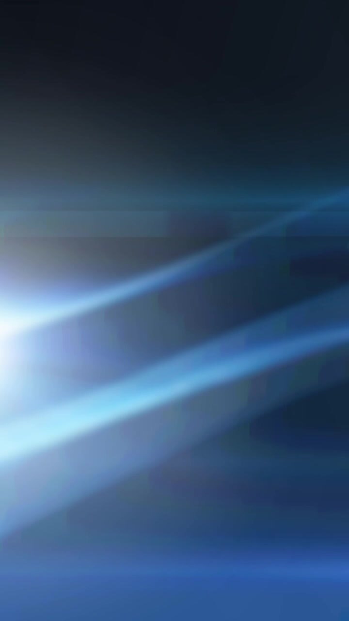 Animation of glowing spot flickering over waving lines on blue background