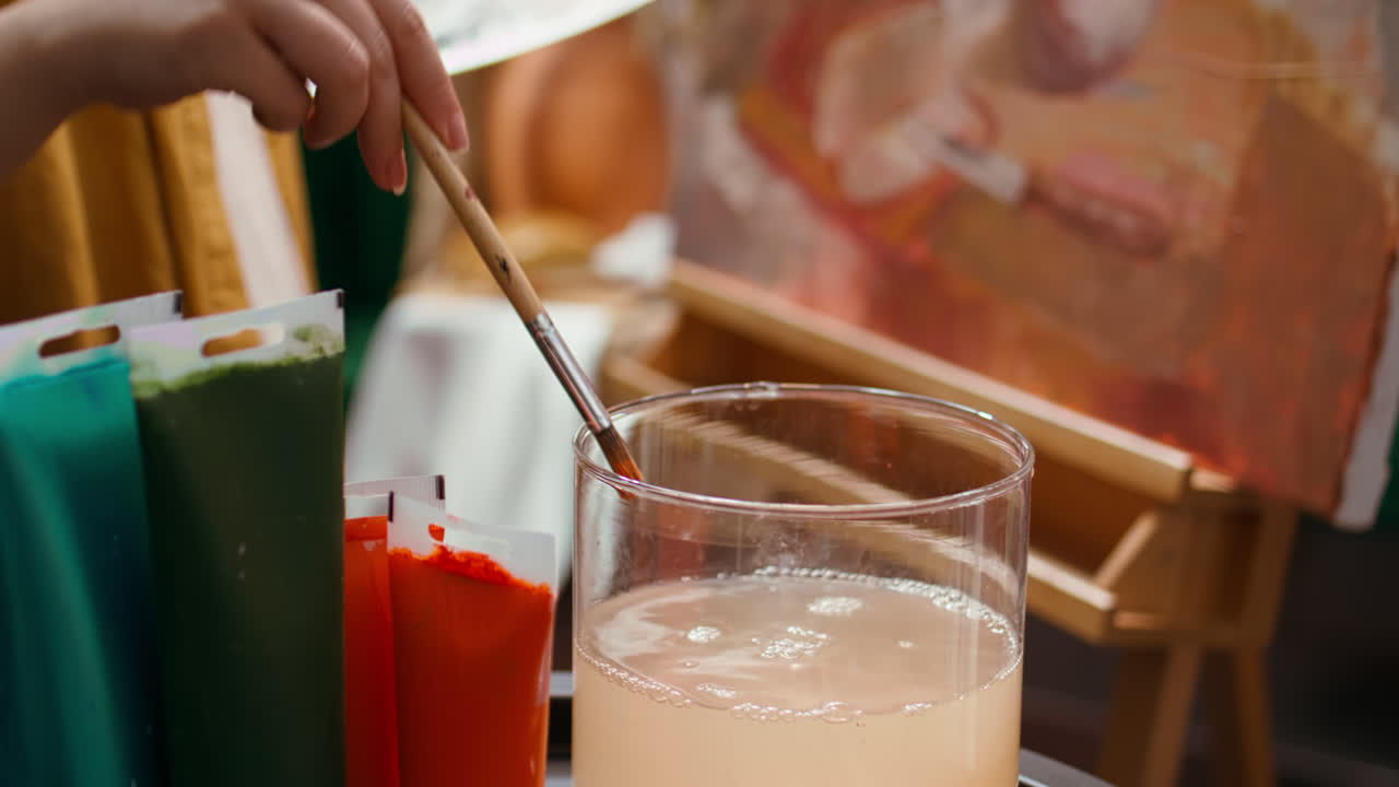 Artist at Work: Painting Process