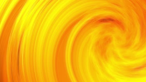 animación en espiral amarilla giratoria en el lado derecho con cáusticos en el centro