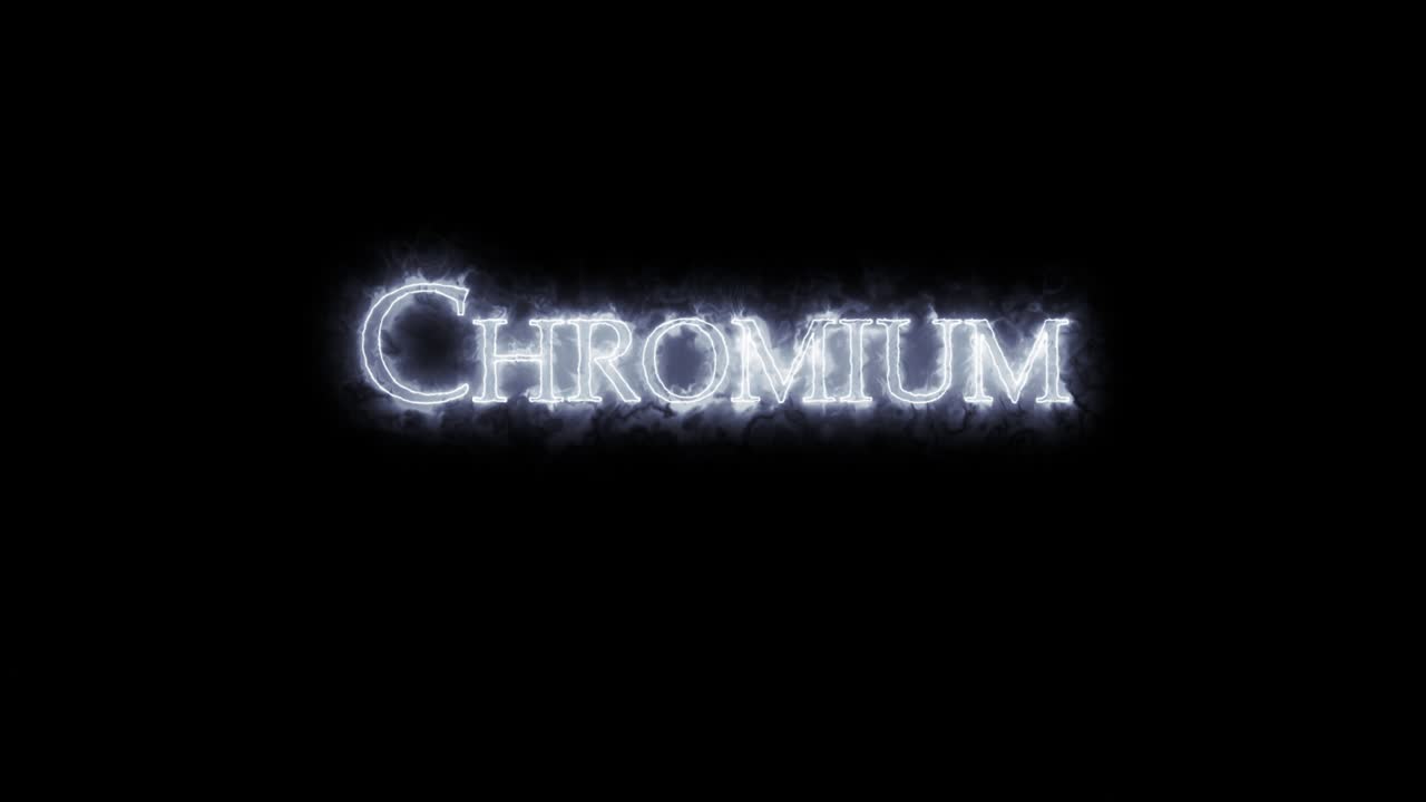 크롬, 화학 원소, 불로 쓰여진 루프