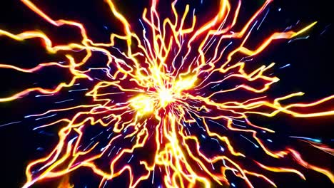 vórtice de energía brillante abstracto