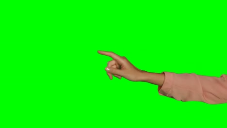 de las manos de los ejecutivos tocando la pantalla digital 4k