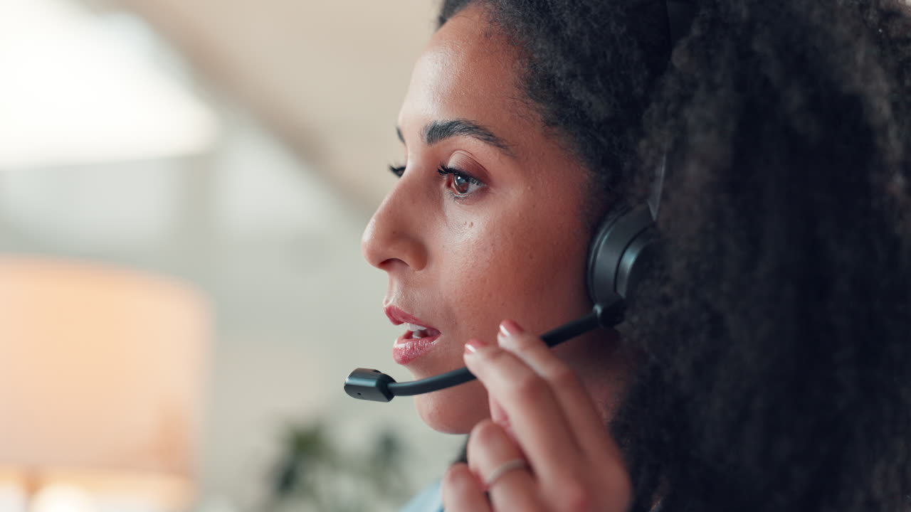 Businesswoman with Headset