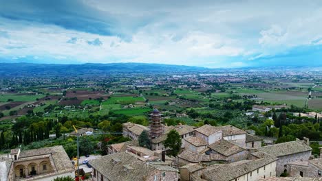 Sitio-Del-Patrimonio-Mundial-De-La-Unesco---La-Ciudad-De-Asís,-Provincia-De-Perugia,-Región-De-Umbría,-Italia-Central