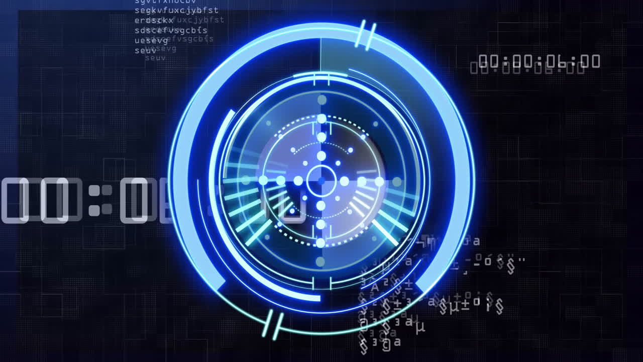 Animation of scope scanning over data processing