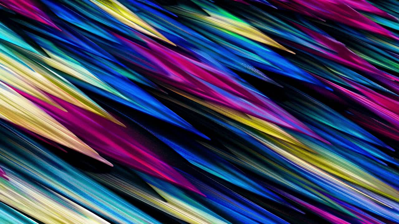 Colorful abstract patterns created through dynamic brush strokes on a dark background showcasing vibrant hues