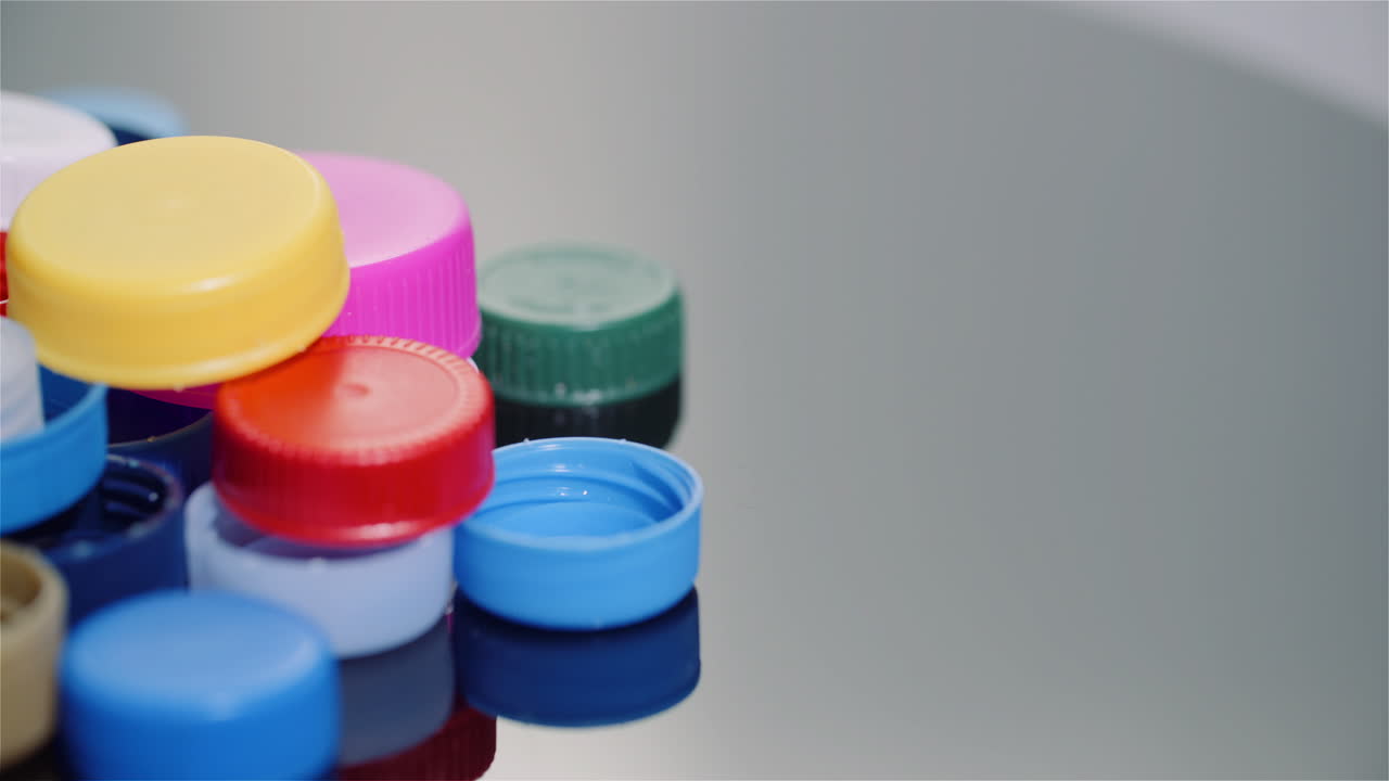 algumas tampas de garrafa de plástico indústria de reciclagem de processamento de plástico 11