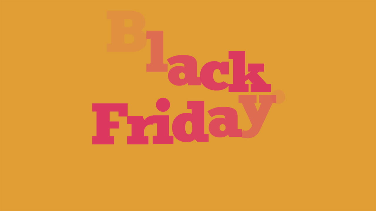 viernes negro en color degradado amarillo moderno