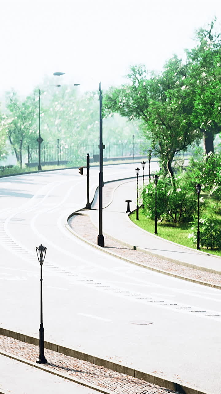 안개 속의  빈 길