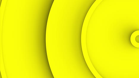 animación de fondo en bucle con círculos concéntricos amarillos que se mueven desde el centro