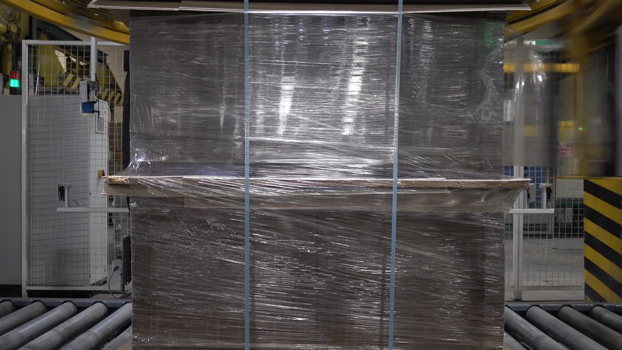 스트레치와 함께 팔레트 포장